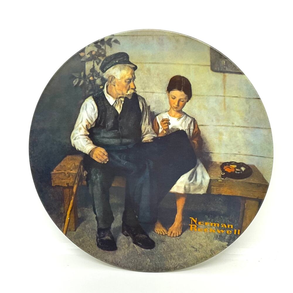 Norman Rockwell  Plate “The Lighthouse Keeper’s Daughter “